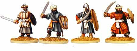 Warriors of Islam Infantry with Swords I (4)
