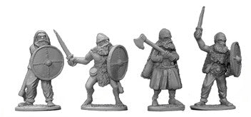 Viking Elite Warriors with Swords and Axes (4)