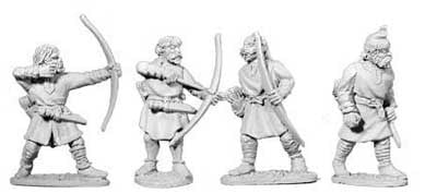 Saxon Unarmoured Archers II (4)