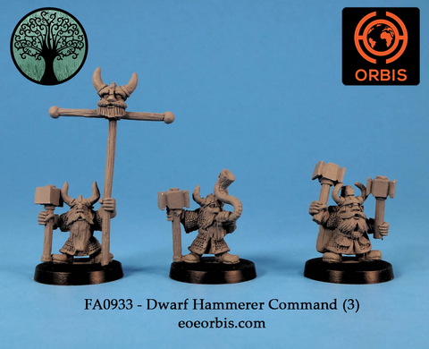 FA0933 - Dwarf Hammerer Command (3)
