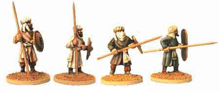 Warriors of Islam Infantry with Spears I (4)