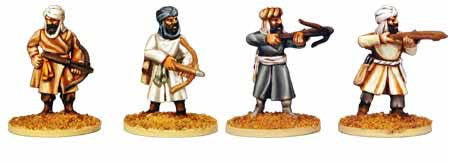 Warriors of Islam Infantry with Crossbows (4)