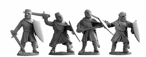 3rd Crusade Dismounted Knights with Swords (4)