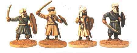 Warriors of Islam Infantry with Swords II (4)
