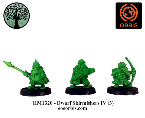 HM1320 - Dwarf Skirmishers IV (3)