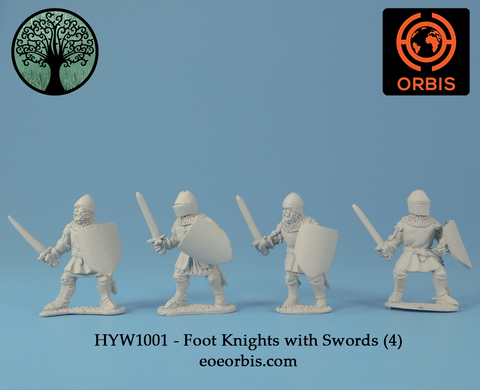 HYW1001 - Foot Knights with Swords (4)