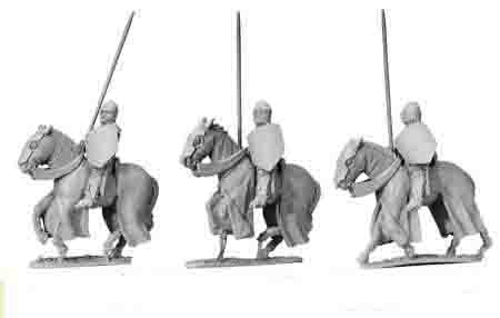Cavalry Knights with Lances Raised (3)