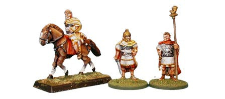 High Command (Mounted Legate, Tribune and Aquilifer)