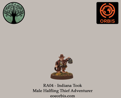 RA04 - Indiana Took - Male Halfling Thief Adventurer
