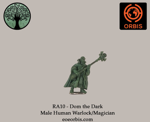 RA10 - Dom the Dark - Male Human Warlock/Magician