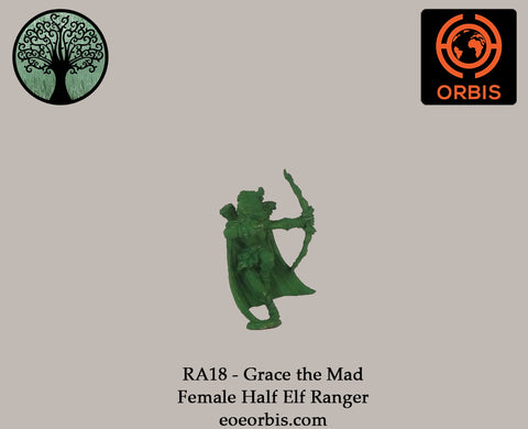 RA18 - Grace the Mad - Female Half Elf Ranger
