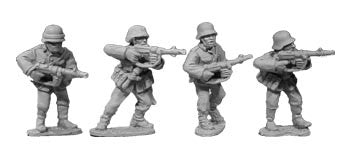 Waffen SS in Uniform with SMGs (4)