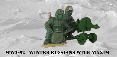 WW2392 - Winter Russians with Maxim