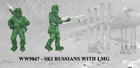 WW9047 - Russian Ski Troops with LMG