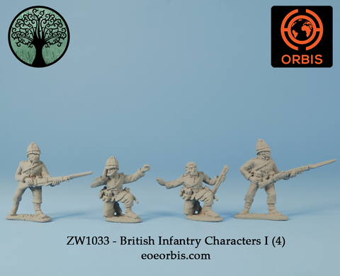 ZW1033 - British Infantry Characters I (4)