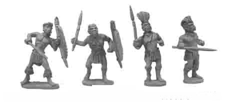 Zulus with Stabbing Spears (4)