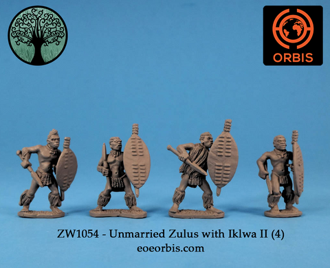 ZW1054 - Unmarried Zulus with Iklwa II (4)