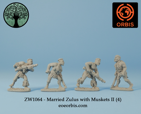 ZW1064 - Married Zulus with Muskets II (4)