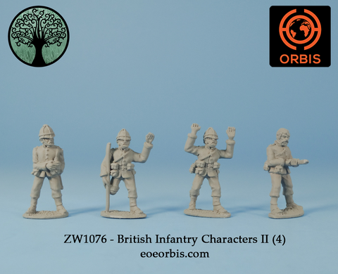 ZW1076 - British Infantry Characters II (4)
